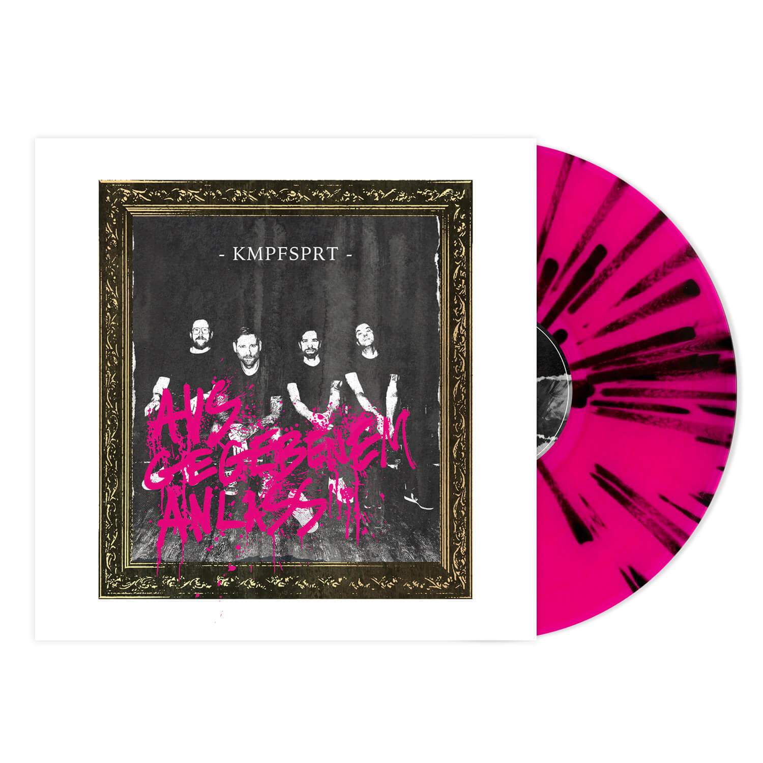 KMPFSPRT - Aus gegebenem Anlass - limitiertes Pink / Black Splatter Vinyl